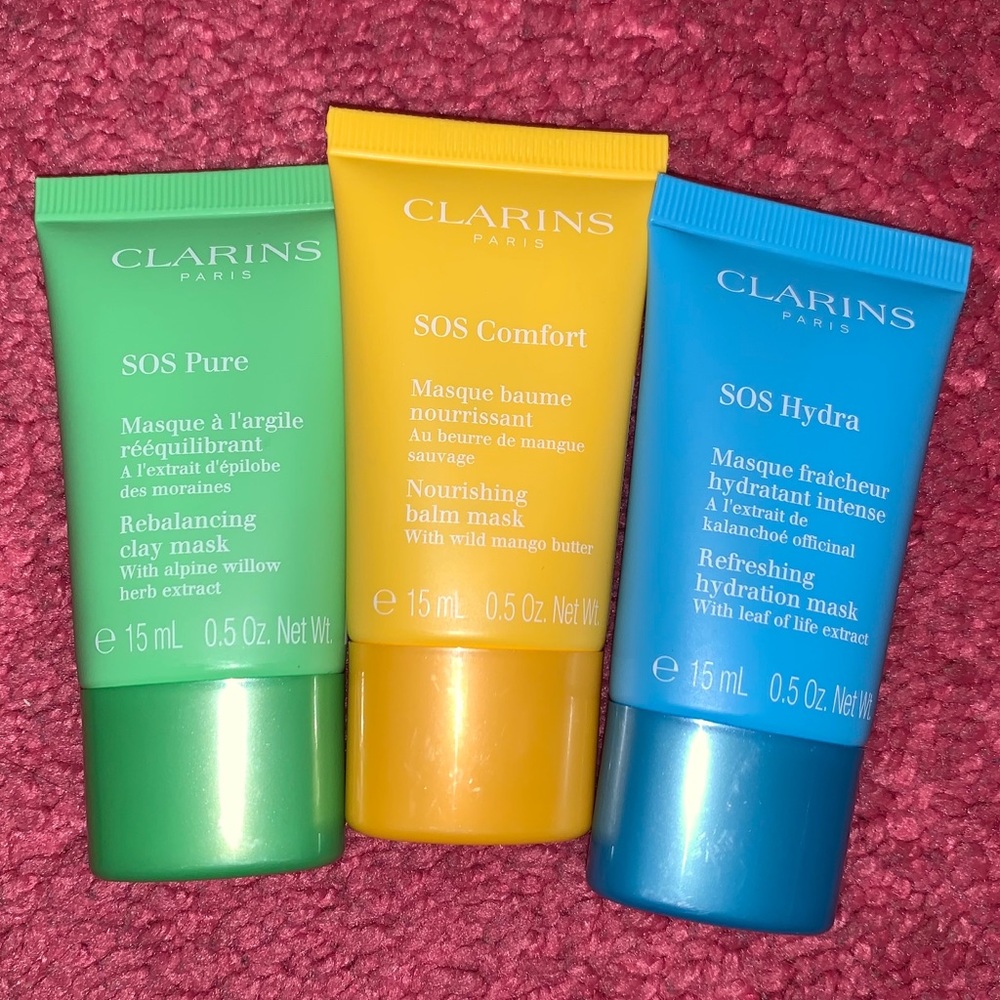 CLARINS PARIS FACE MASKS